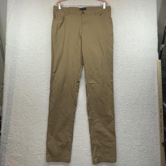 American Tall Pants Mens 36x38 Khaki Stretch Nylon Performance Straight Casual - Picture 1 of 11